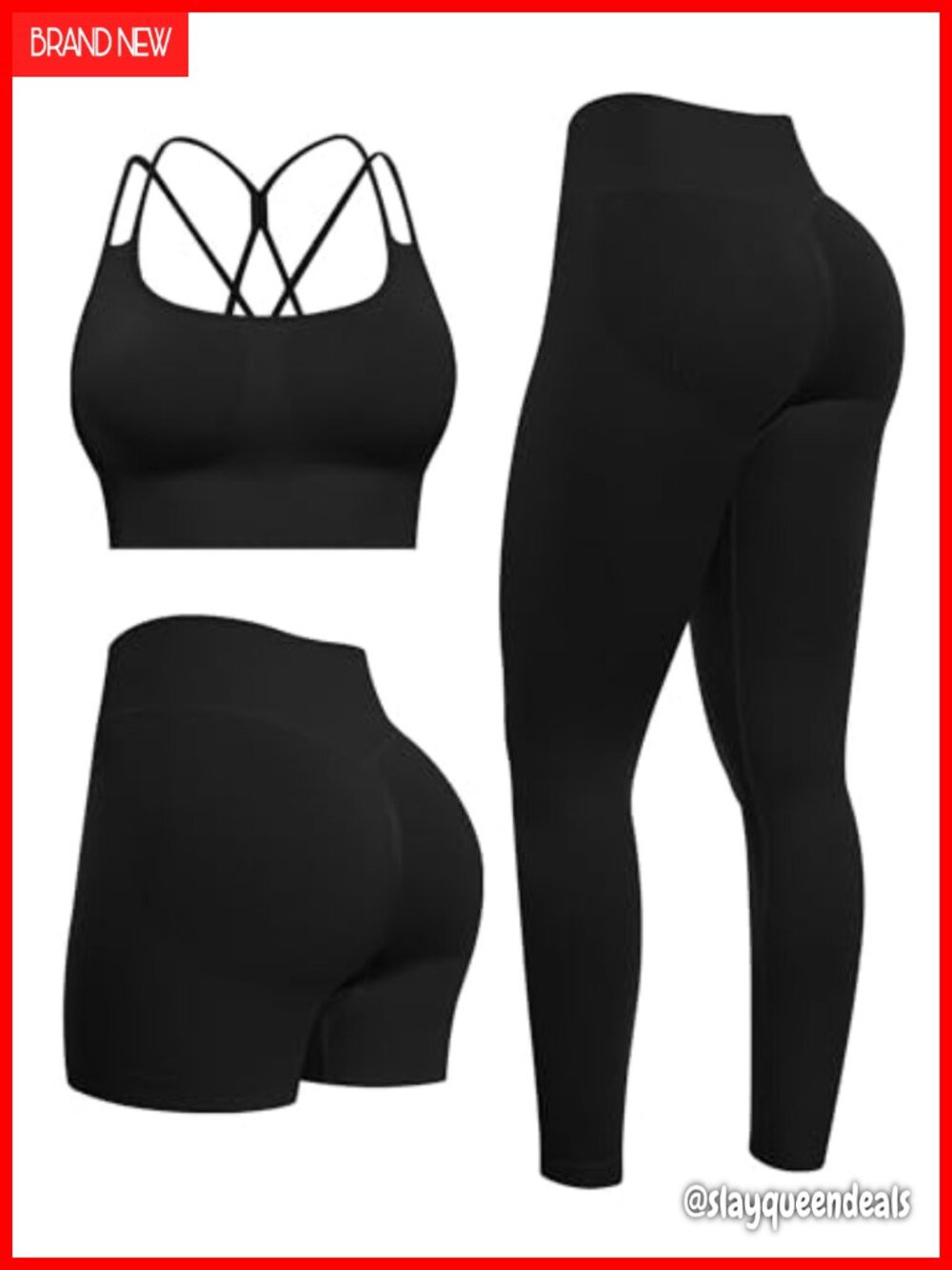 Butt Lifting Workout Sets for Women Seamless Leggings Shorts Criss-Cross Bra